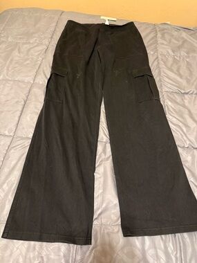 Halara Black Cargo Pants - Classic Wide Leg